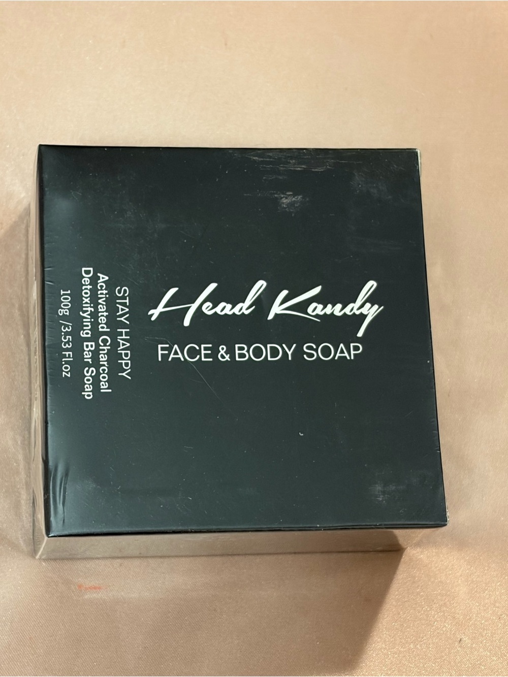 Stay Happy Activated Charcoal Face & Body Soap